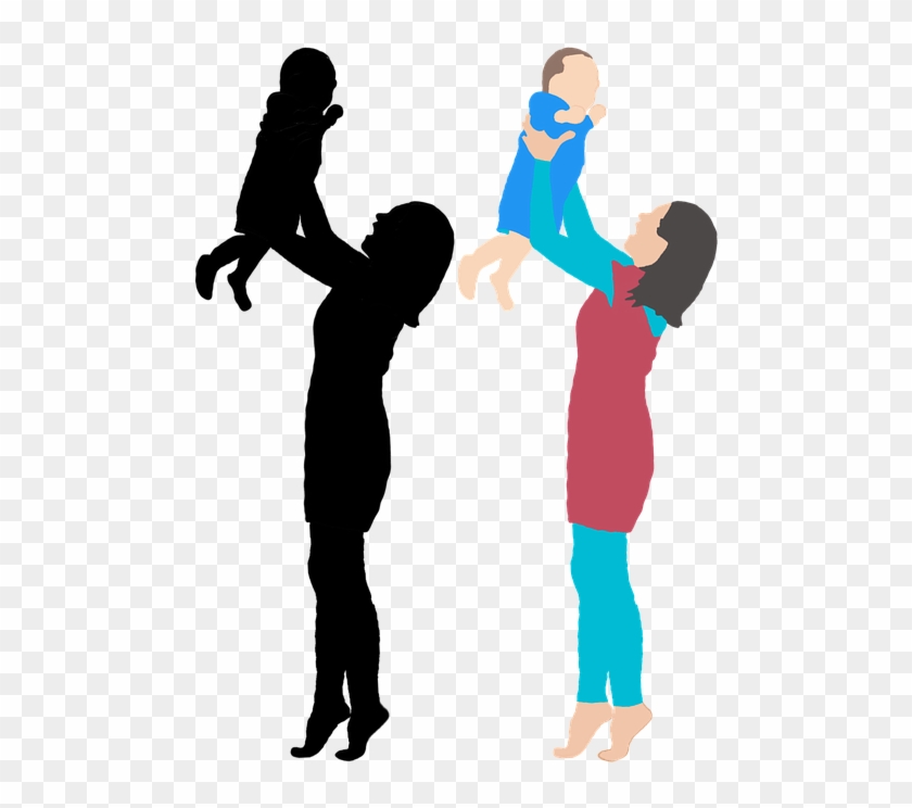 Basketball Clipart Mom - Adulto E Criança Png #1704313