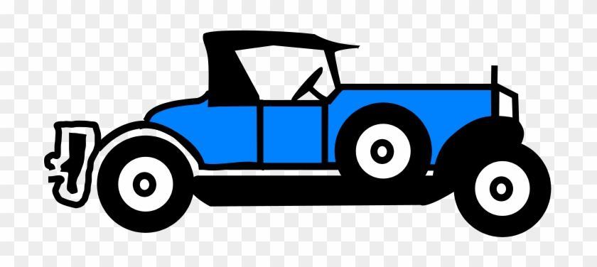 Blue Old Car - Car Svg #1704367