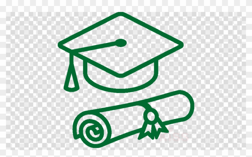 Graduation Hat Icon Clipart Square Academic Cap Graduation - Icon Graduation Png #1704407