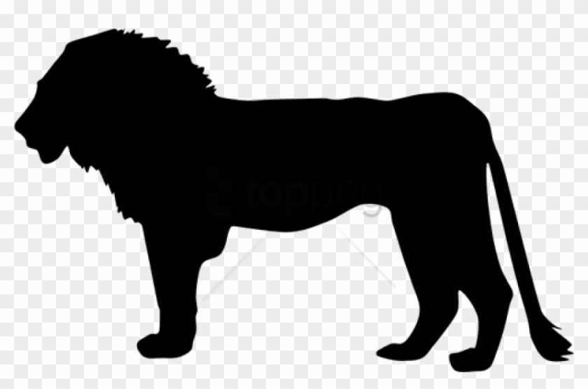 Free Png Download Leon Silueta Png Images Background - Lion Profile Silhouette #1704421