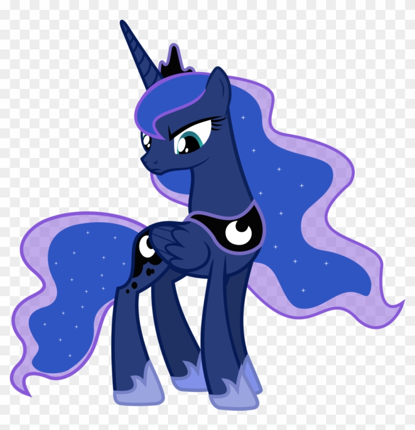 Angry Artist Theponyisatrue - Mlp Princess Luna Transparent Background #1704478