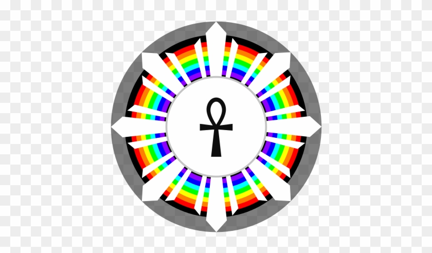 File - Ankh Dharmachakra - Svg - Disegni Geometrici Ottagono #1704552