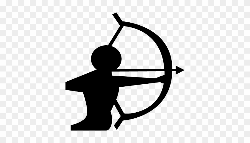 Sagittarius Sign Of An Archer Vector - Sagittarius #1704844