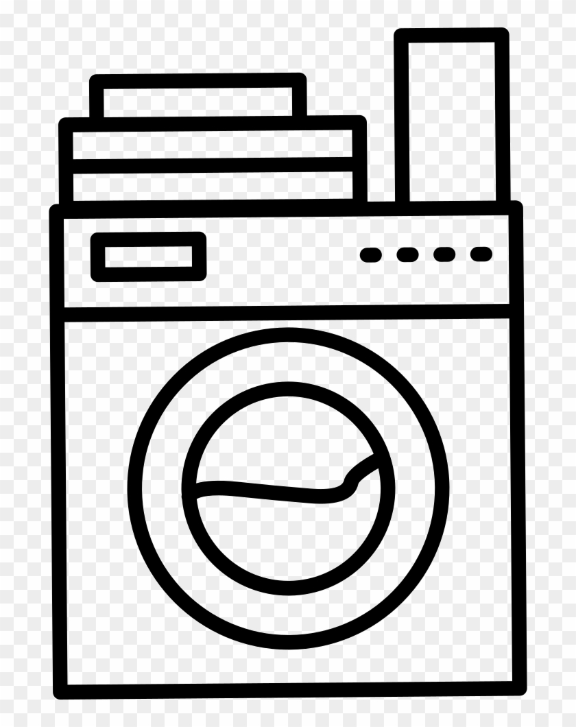 Laundry Machine Variant With Clothes And Soap On Top - Lavado De Ropa Dibujos #1705176