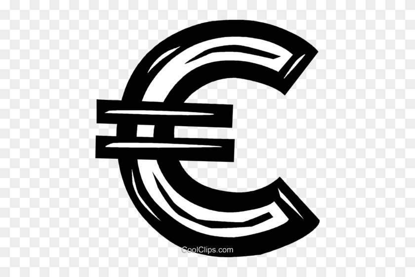 Euro Symbol Royalty Free Vector Clip Art Illustration - Us Dollar Symbol #1705190