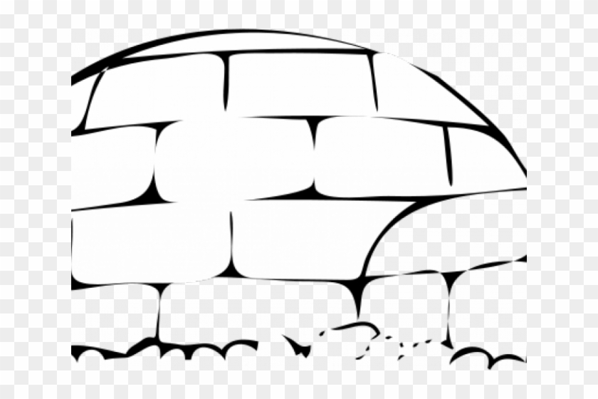 Mountains Clipart Cottage - Cartoon Igloo #1705231