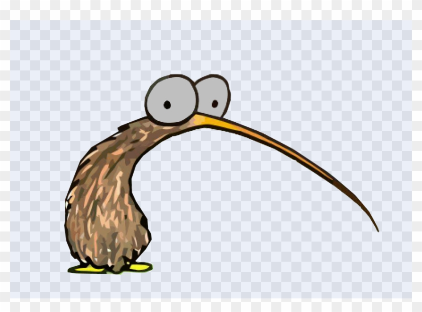 Derpy Kiwi Bird Clipart Flightless Bird Little Spotted - Funny Kiwi Bird Clipart #1705243