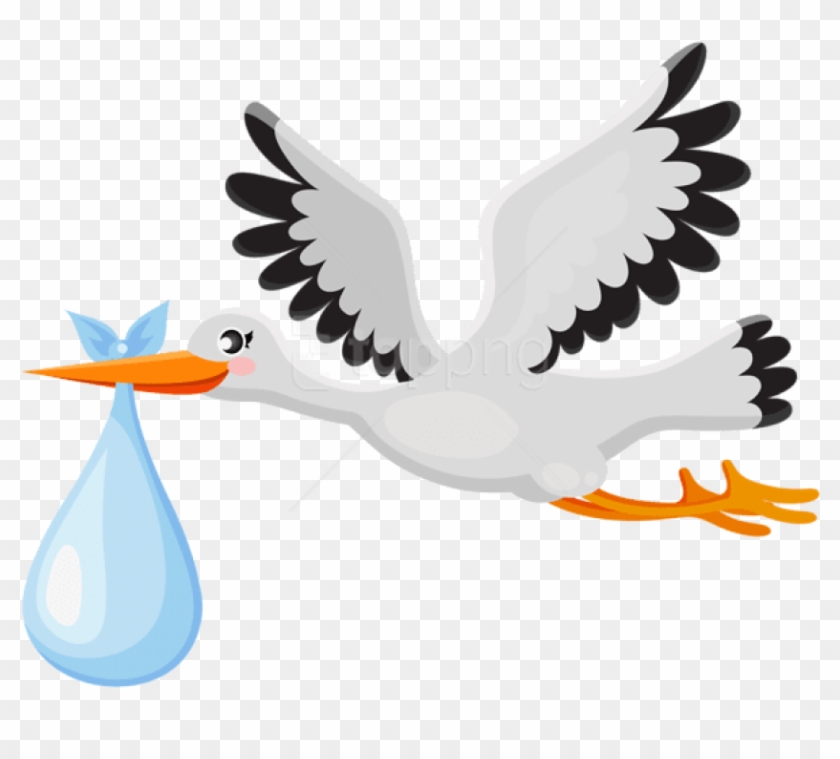 Free Png Download Stork With Baby Clipart Png Photo - Clip Art #1705248