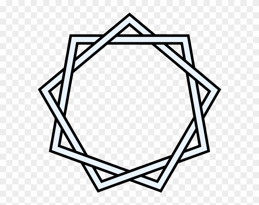 9-2 Star Polygon Interlaced - شعار بنك التضامن الاسلامي #1705309
