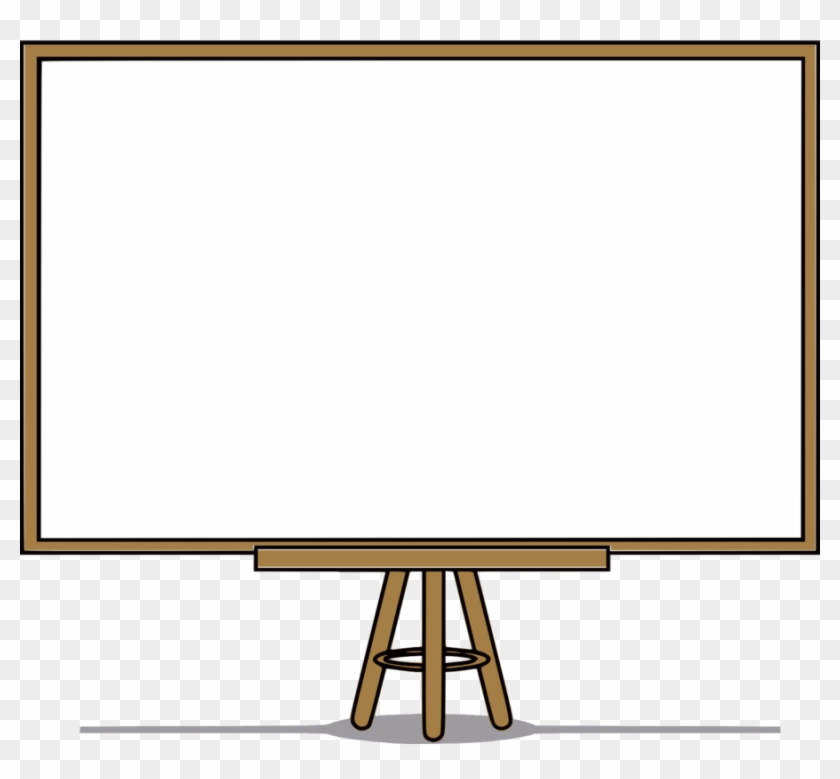 Board Clipart Dry-erase Boards Clip Art - White Board Clipart Black And White #1705321