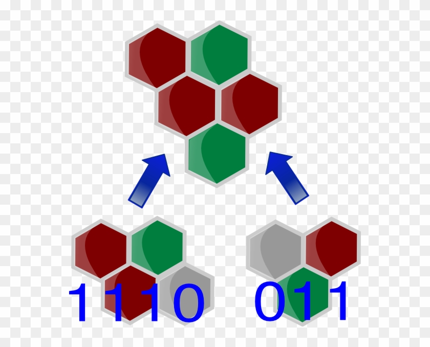 Fragmentation Clip Art Vector Online Royalty Free & - Erin Condren Hexagon Lifeplanner #1705343