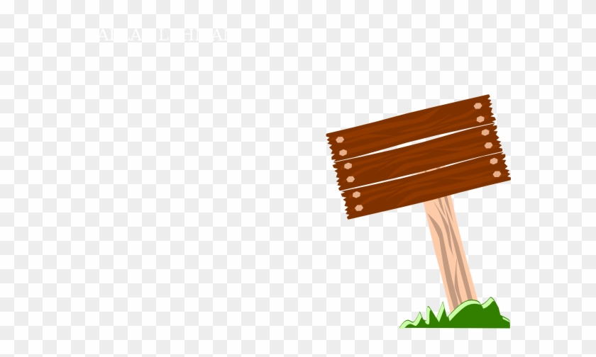 Wood Sign Post Clipart #1705367