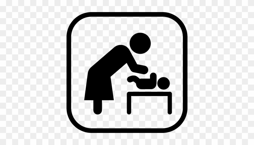 Babysitter And Child Vector - Baby Sitter Icon #1705627