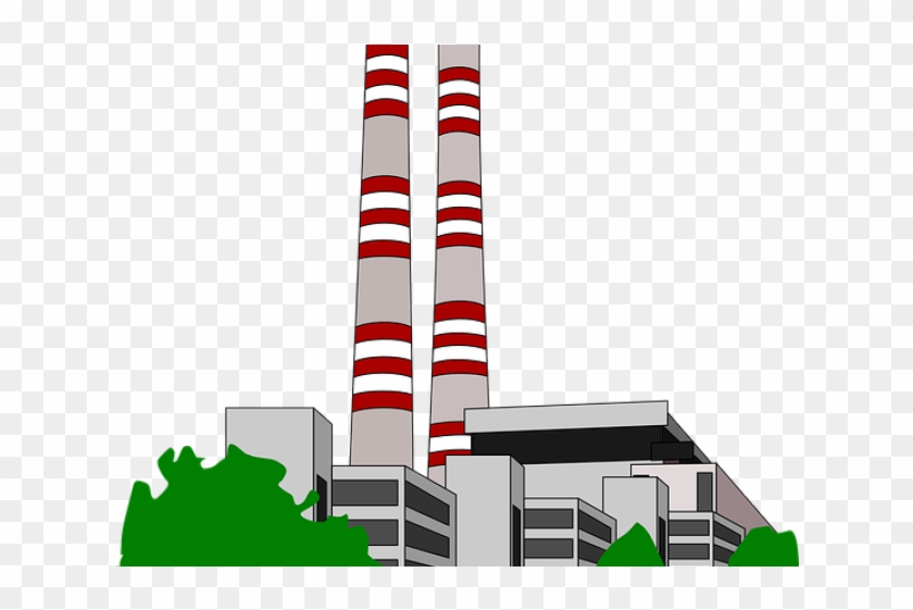 Factory Cliparts X Carwad - Power Plant Clipart #1705643