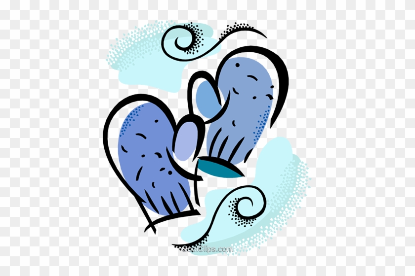 Oven Mitts Royalty Free Vector Clip Art Illustration - Topflappen Clipart #1705679