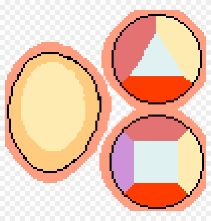 Sardonyx Gemstones - Pixel Art Circle #1705862