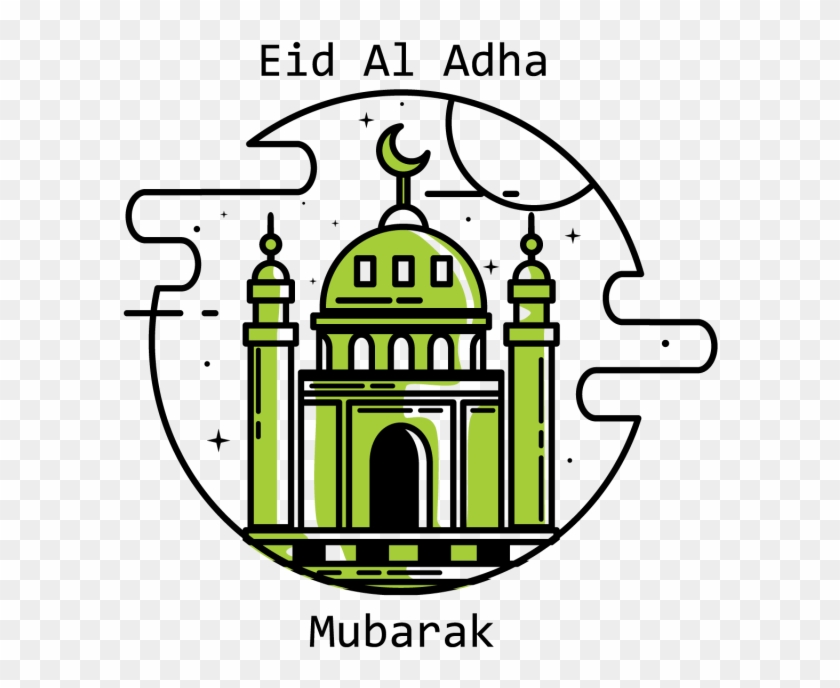 Eid Al Adha Mosque Design Illustration, Eid, Adha, - Eid Al Adha Mosque Design Illustration, Eid, Adha, #1705970