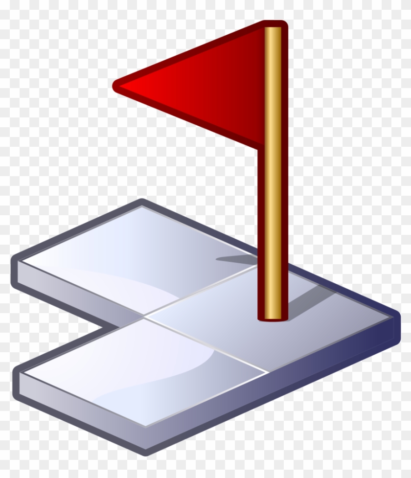 File - Gnome-gnomine - Svg - Nuvola Clipart , Png Download - Red Flag #1706000