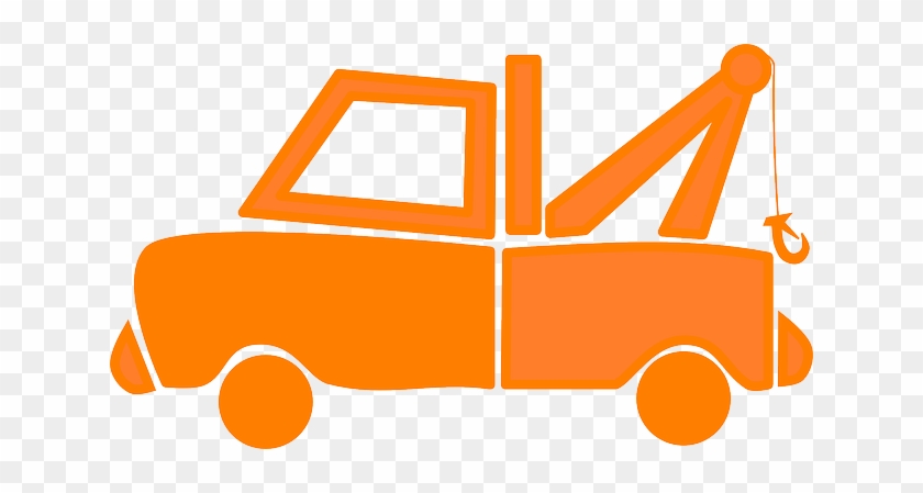 Intro To Car Maintenance - Orange Dump Truck Clipart #1706033