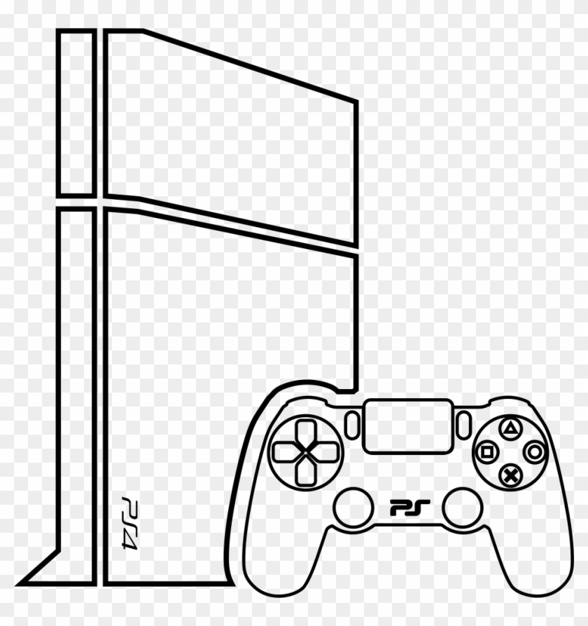 Collection Of Video Game High Quality - Video Game Console Drawing #1706086