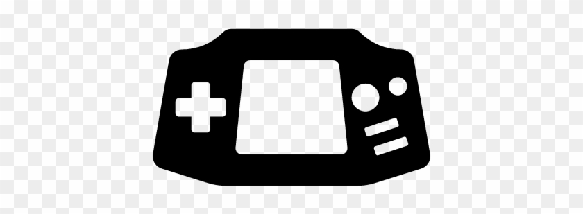 Gameboy Advance Console Vector - Game Boy Advance Outline #1706097