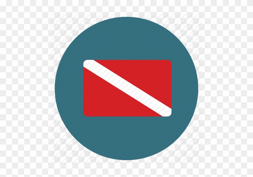 Scuba Flag, Scuba - Diving Flag Icon #1706150