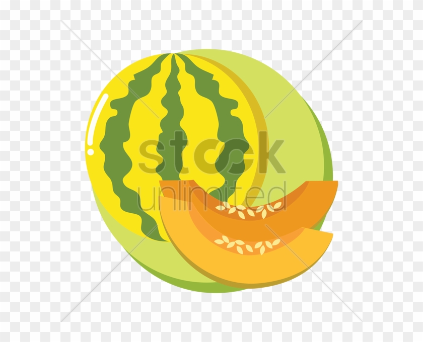Melon Clipart Squash Calabaza Clip Art - Desenho De Frutas Melão Png #1706165