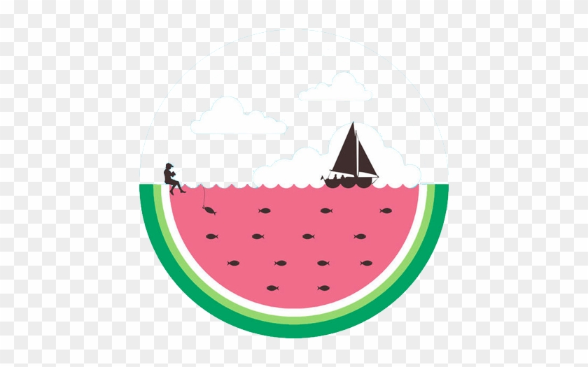 Jpg Download Auglis Graphic Fruit Illustration Creative - Design A Watermelon Fruit #1706170