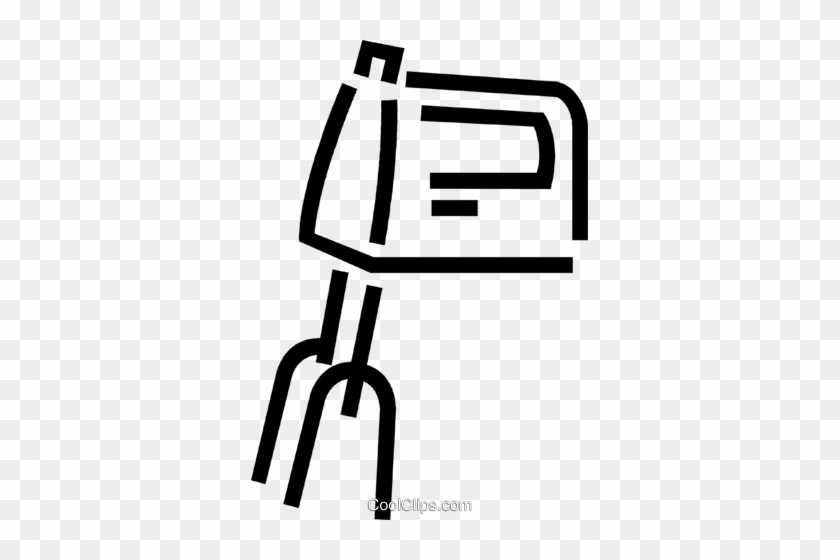 Electric Mixer Royalty Free Vector Clip Art Illustration - Electric Mixer Royalty Free Vector Clip Art Illustration #1706201