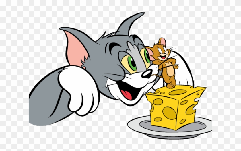 Tom And Jerry Clipart Cheese - Jerry Eating Cheese #1706225