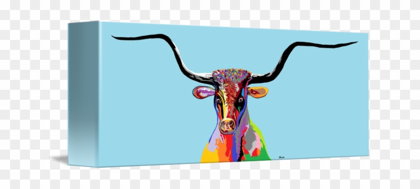 Texas Longhorn By Eloise Schneider Mote - Illustration #1706247