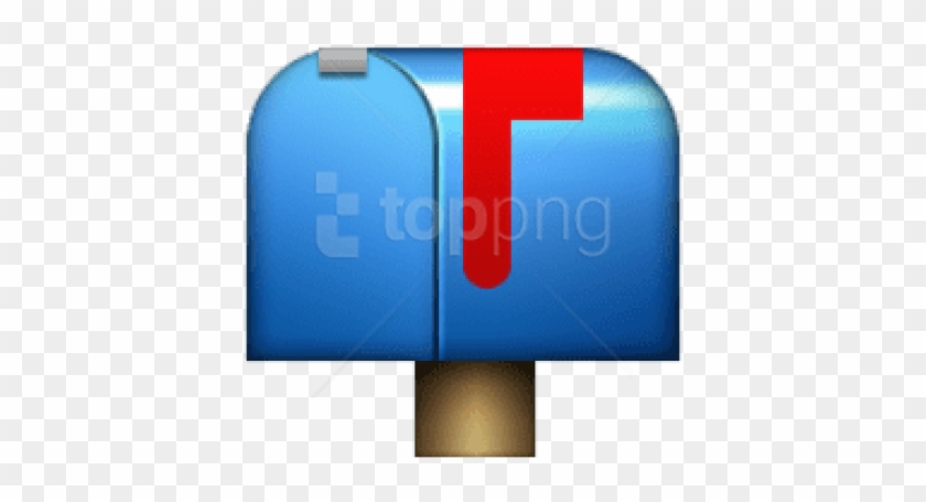 Free Png Download Ios Emoji Closed Mailbox With Raised - Number #1706278