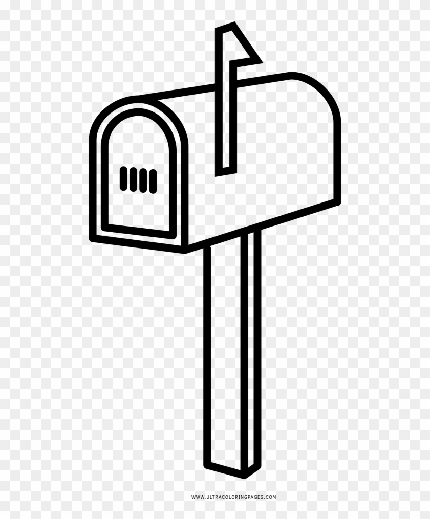 Mailbox Coloring Page - Mailbox Coloring Page #1706303