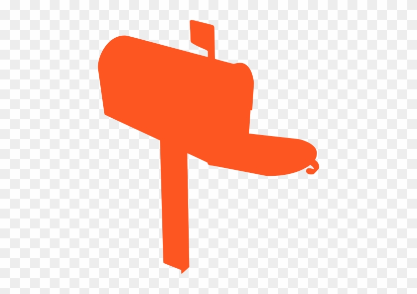 446 × 512 In Orange Mailbox - ايقونة صندوق البريد #1706304