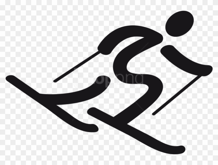 Free Png Download Skiing Clipart Png Photo Png Images - Alpine Skiing Olympic Symbol #1706365