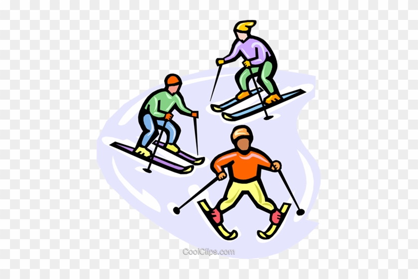 Ski Clipart Downhill Ski - Downhill Skiing Clipart #1706367