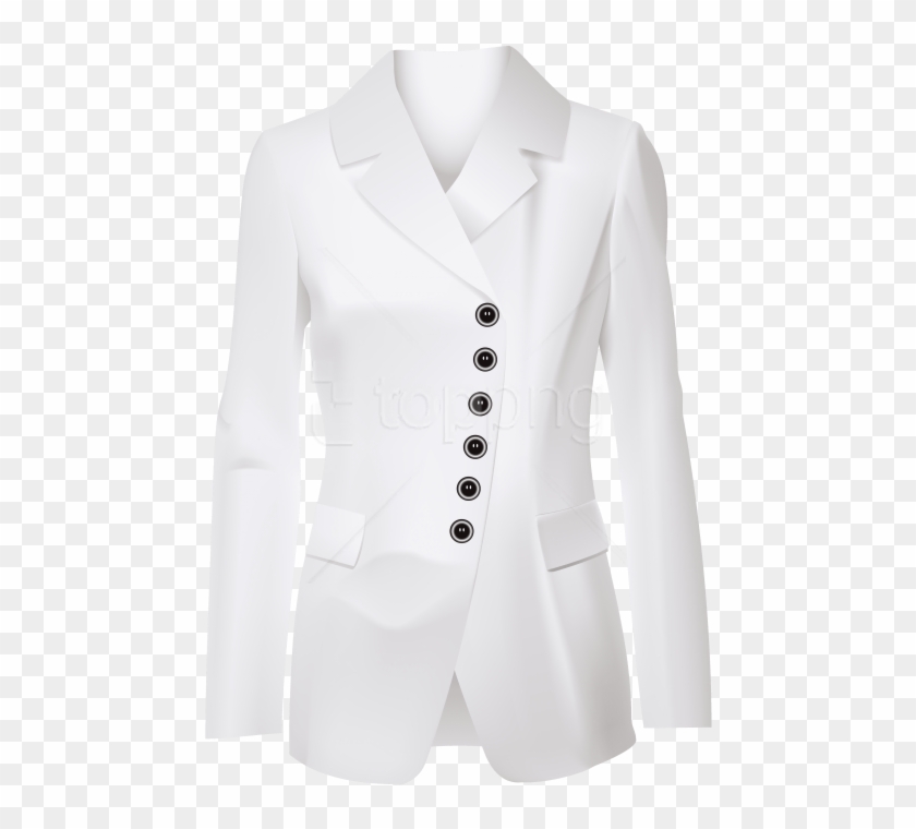 Free Png Download Female White Jacket Clipart Png Photo - White Jacket Png #1706398