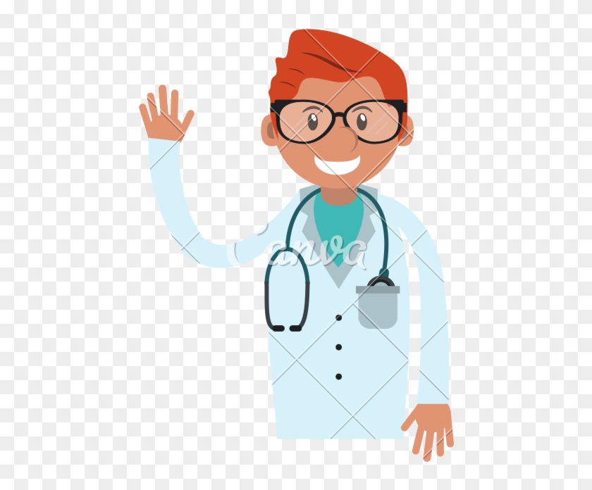 Veterinarian Doctor Man Icon - Doctor Cartoon Icon #1706418