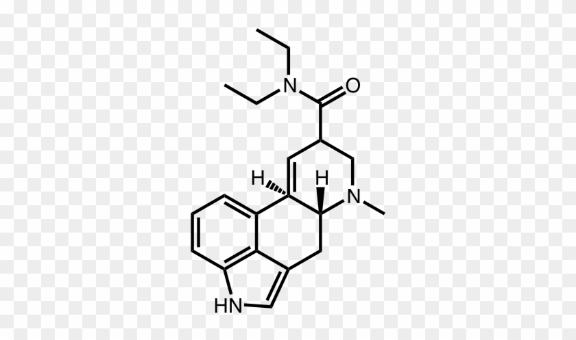 Molecular Structure Of Lysergic Acid Diethylamide - Chemical Compound Of Lsd Tattoo #1706560