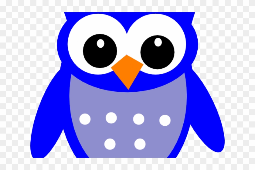 Dark Clipart Blue Owl - Cartoon Owl Transparent Background - Free  Transparent PNG Clipart Images Download