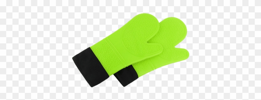 Bright Green Extra Long Oven Mitts - Exercise Mat #1706649