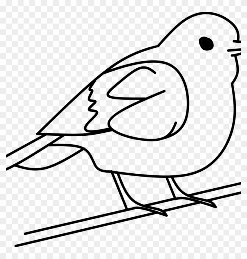 Birds Clipart Black And White Birds Clipart Black And - Clip Art Of Bird Black And White #1706703