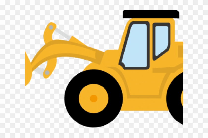 Cartoon Clipart Bulldozer - Transparent Bulldozer Clipart #1706704