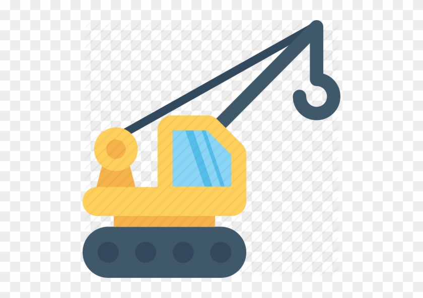 Crane Clipart Bulldozer - Graphic Design #1706706