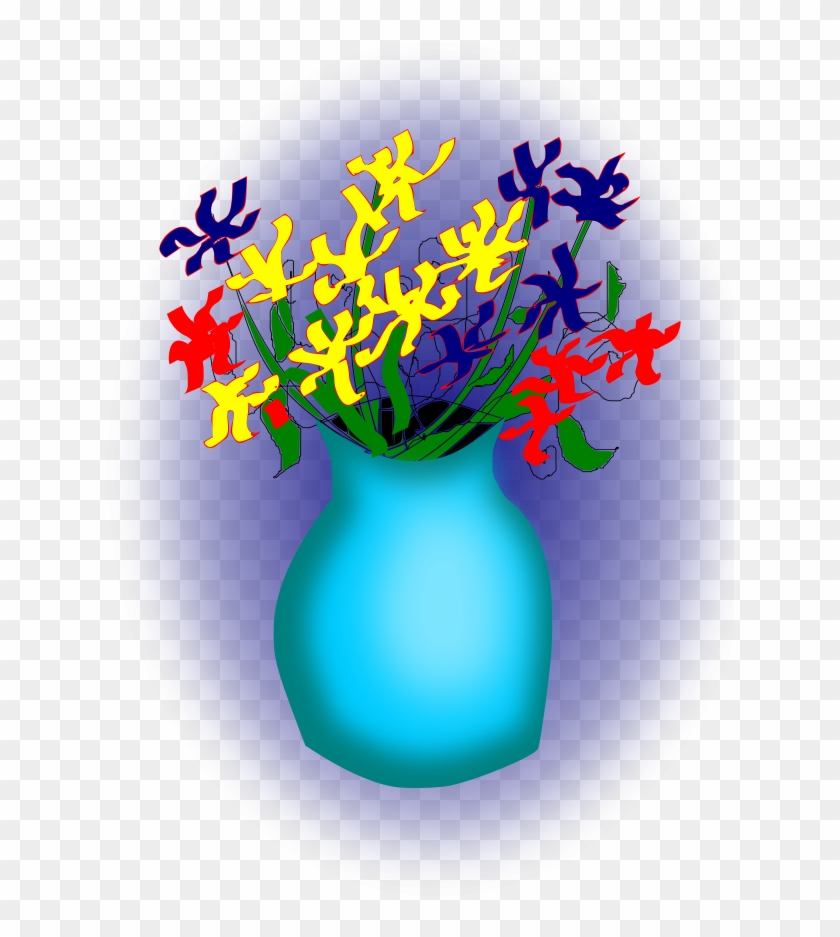 This Free Clip Arts Design Of Florero Whit Flours Columbia - This Free Clip Arts Design Of Florero Whit Flours Columbia #1706952