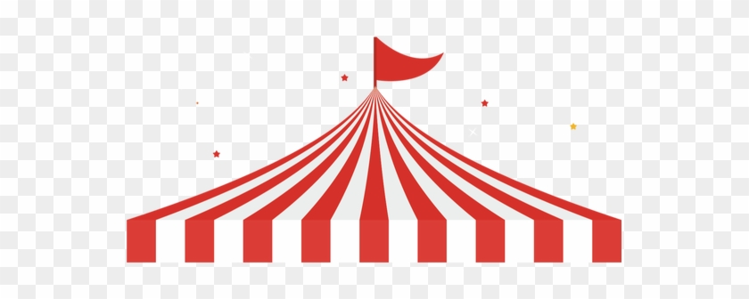 Picture - Transparent Circus Tent Vector #1706980