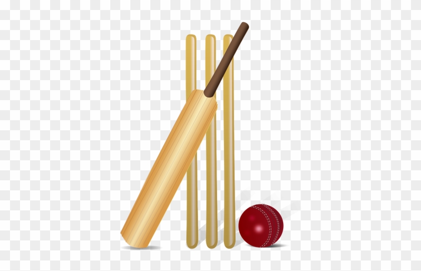 Free On Dumielauxepices Net - Cricket Bat And Ball Png #1707125.
