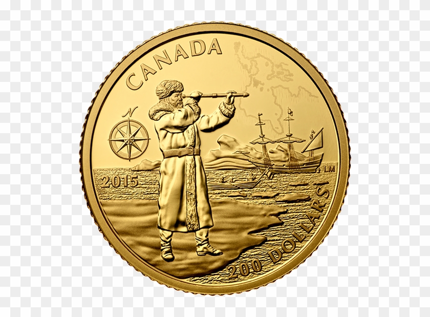 2015 1 2 Oz Pure Gold Coin Great Canadian Explorers - Coin #1707132