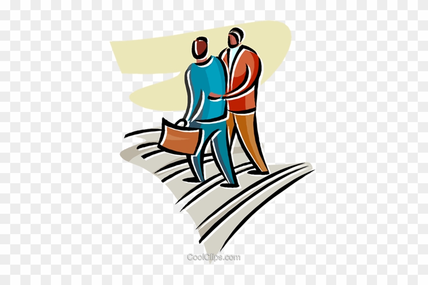 Conversation While Walking Royalty Free Vector Clip - Conversation While Walking Royalty Free Vector Clip #1707137