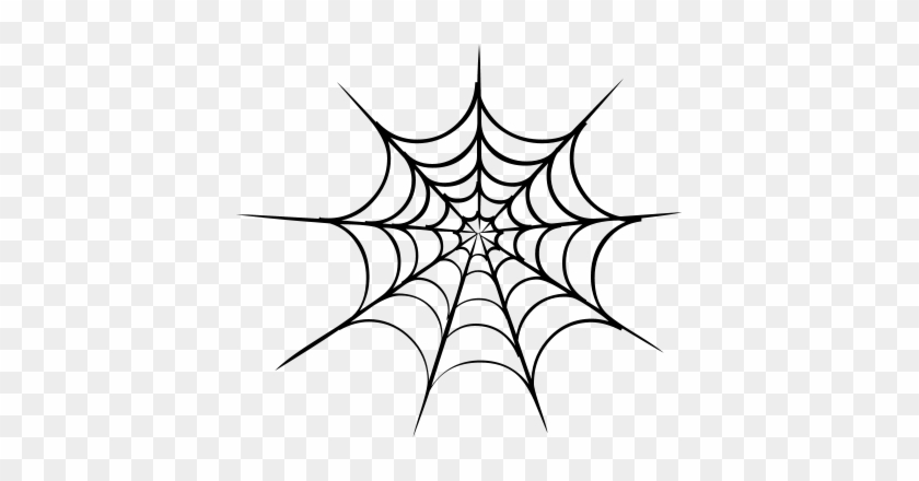 H - Spider Web Silhouette Png #1707196